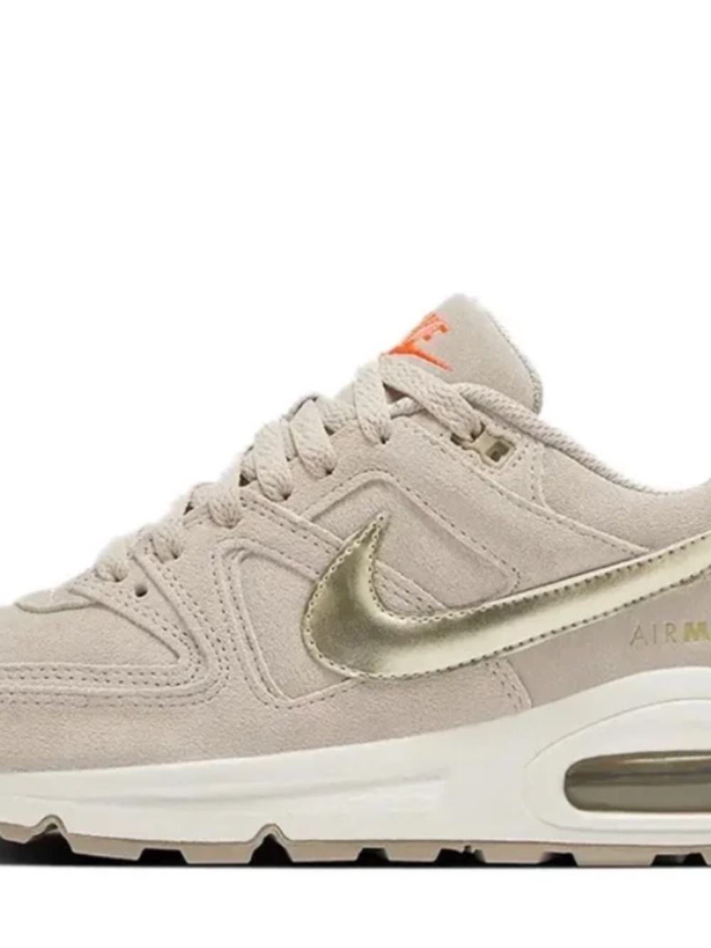Nike Women's Air Max Command Suede Premium 'String Metallic Gold NEW NEVER WORN